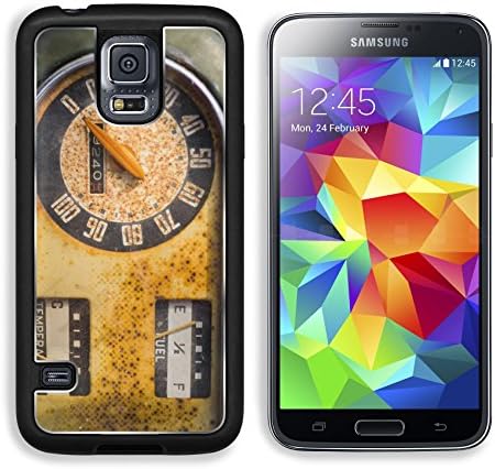 Luxlady Premium Samsung Galaxy S5 Aluminium Snap Case old rusty speed scale in classic car IMAGE 29542822