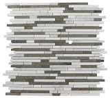 TORPEDO 1/4 X RANDOM ALASKAN BLEND PATTERN MARBLE MOSAIC TILES