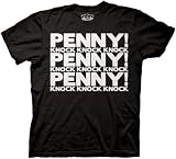 The Big Bang Theory Knock Knock Knock Penny! T-Shirt (XX-Large, Black)