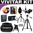 50 PC Fantasy Kit The Kit Of Your Dreams Which Includes Lenses, Filters, Cases, Battery Grip, Batteries, Remote, Lens Hood, Macro Accessories, Tripods, Cleaning Supplies And So Much More (Valued At Over $950) For The Canon XTI, XT Digital Slr Cameras Which Have This(18-135mm, 17-85mm) Canon Lens