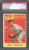 1958 Topps #483 Luis Aparicio All Star Professionally Graded Baseball Card PSA 4 VG-EX