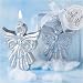 Silver Angel Candle Favors (Set of 40)