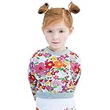 アガタ・ルイス・デ・ラ・プラダ ベビー Agatha Ruiz de la Prada Baby お花畑のクロップドトップス スウェット 24M