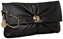 Melie Bianco Pleated Clutch