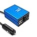 VOLTCUBE 150W Car Power Inverter 12V DC to 110V AC Converter with 3.1A Dual USB Car Adapter