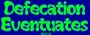 Defecation Eventuates Large Bumper Sticker