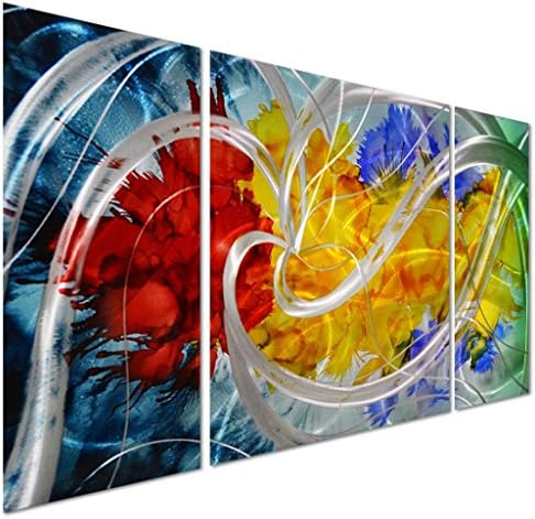 Colors Explode - Modern Metal Wall Art Decor