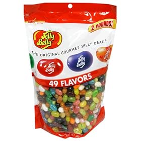 Jelly Belly Jelly Beans, 49 Flavors, 2-Pound Stand-Up Pouch