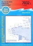 Carte marine : Ile de Groix à Belle-Ile