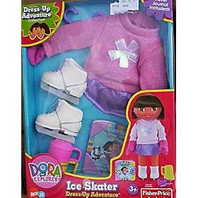 Fisher Price Dora's Explorer Ice Skater Dress Up Adventure