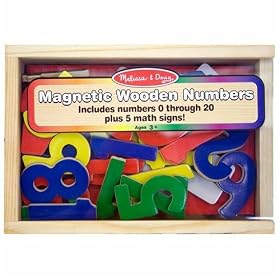 Melissa and Doug Magnetic Wooden Numbers by Melissa & Doug