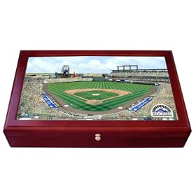 Colorado Rockies Coors Field Stadium Colorprint Desk Box by 