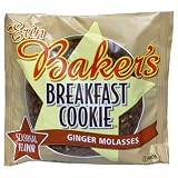 Erin Bakers Breakfast Cookies Gingerbread Cookie, 3-ounce Packages (Pack of 24)
