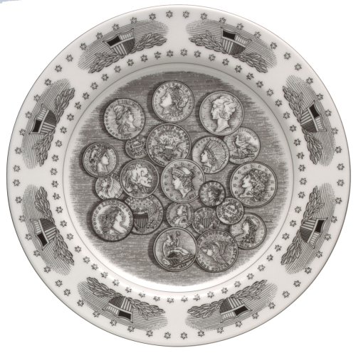 PTS America 222 Fifth Slice of Life Coin Collection 12-inch Chop Plate by PTS America