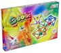 ADVANCED Pack: Rainbow (104 pieces) Goobi Magnetic Construction Set. Contains 56 mixed rainbow color bars, 32 spheres and 16 tripods.