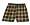Black gold Plaid check flannel cotton boxers boxer shorts available in 8 sizes, Extra Large