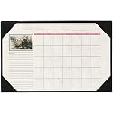 Desk/Mouse Pad Calendar, Undated, Floral, 1PPM, 11"x17" (VIOVC22270) Category: Desk and Wall Calendars