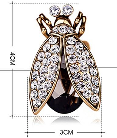 OHIME Insect Forefinger Rhinestone Alloy Ring