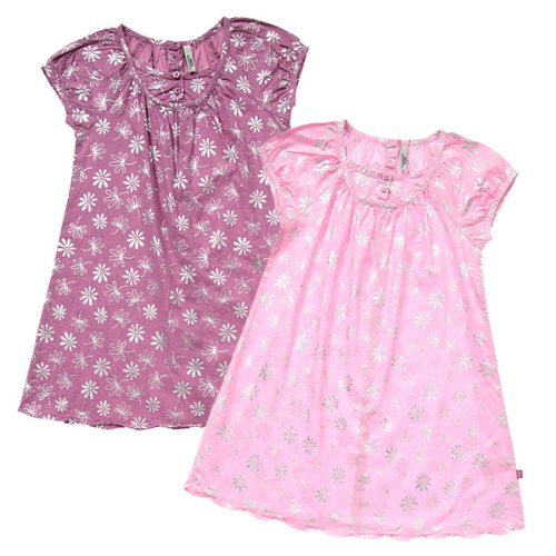 デンマークの子供服ブランドFransa Kids シルバーフラワーワンピース 92 98 104 110 116 122 128 134 140cm