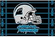 Carolina Panthers Tufted Floor Rug - NFL Football Fan Shop Sports Team Merchandise