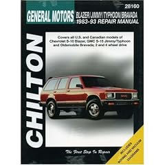 GM Blazer, Jimmy, Typhoon and Bravada (1994-99) (Chilton Total Car Care)