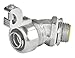3 Inch Malleable Iron Liquid Tight 45 Degree Connector With Aluminum Grounding Lug-1 per case