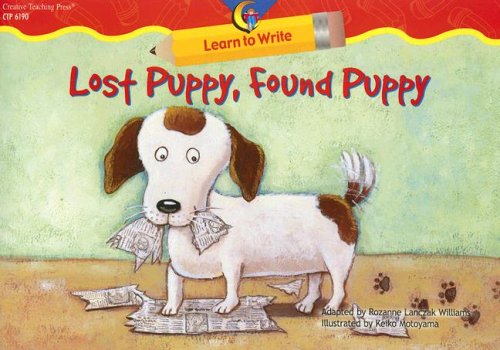 Lost Puppy Found Puppy Paperback Book Childrens Learn To Write Readers