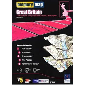 Memory-Map Version 5 Standard Edition - OS Map1:50K - Full GB