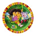 Dora Star Catcher 7" Dessert Plates - 8 Count