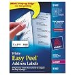 Avery&reg; Easy Peel White Mailing Labels for Laser Printers, 1 x 2-5/8 Inches, Box of 3000 Labels (5160)