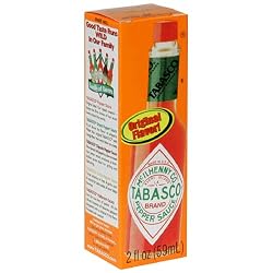 Tabasco Pepper Sauce, Original Flavor, 2-Ounce Bottles (Pack of 24)