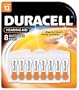 Duracell 1.4 Volt Zinc Air Hearing Aid Batteries Size 13 DA13B8 (8 Batteries)