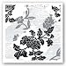 Floral Rime I - Metallic Ink by James Nocito 18x18 Art Print Poster