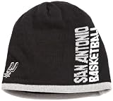 NBA Men's Authentic Team Knit Hat - Ke98Z, San Antonio Spurs, One Size , San Antonio Spurs , Black