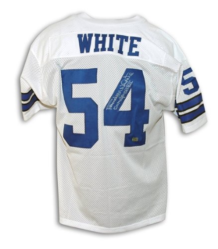 Randy White Autographed Hand Signed Dallas Cowboys White Throwback Jersey Inscribed CO MVP SB XIIB0055O22D4 : image