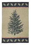 Faribault Mills Evergreen 100% Virgin Wool Jacquard Throw