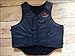 LARGE HILASON BULL RIDING PRO RODEO LEATHER PROTECTIVE VEST BLACK