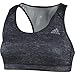 adidas Performance Women's Techfit Bra, X-Large, Dark Grey/Colored Heather/Print