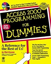 Access 2000 Programming for Dummies