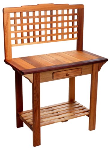 American Woods 1535 Large Cedar Work/Potters Table