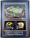 Michigan Notre Dame Under the Lights Football 3d Shadowbox