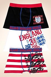 3 Pack - Cotton Rich Official England FA Trunks