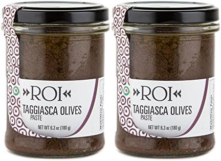 ROI - Polpoliva Taggiasca - Italian Taggiasca Olives Paste 6.3oz (180g) - Pack of 2