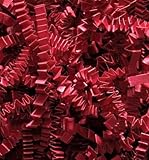 1/2 LB Crinkle Cut Paper Shred - Red