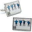Beatles Help Album Cover Stamp Cufflinks