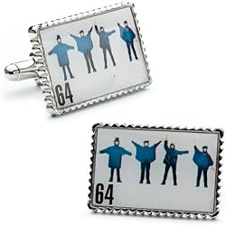 Beatles Help Album Cover Stamp Cufflinks