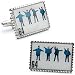 Beatles Help Album Cover Stamp Cufflinks