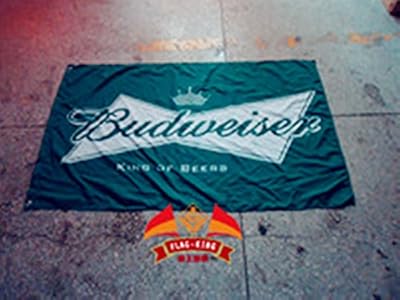 budweiser beer flag budweiser LOGO banner budweiser brand flag budweiser beer banner--polyster flags,Brass Grommets,Anti-UV,Digital Printing--flags 3 X 5 Ft