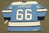 MARIO LEMIEUX Pittsburgh Penguins 1960's CCM Vintage Throwback Away Hockey Jersey, XL
