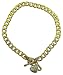Juicy Couture Gold Pave Heart Starter Charm Necklace